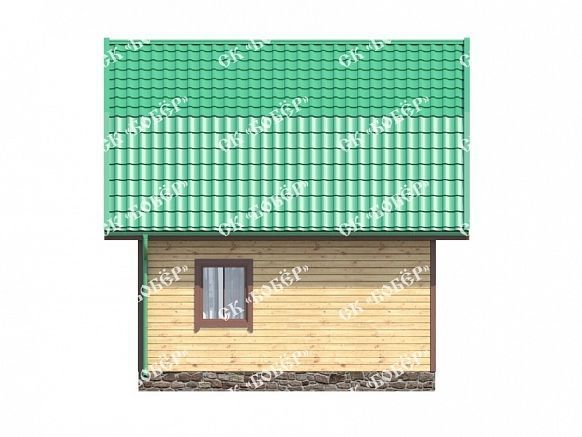 Дачный дом из бруса 6х6. фото