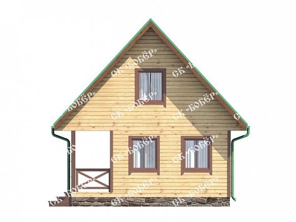 Дом из бруса 6х6. фото